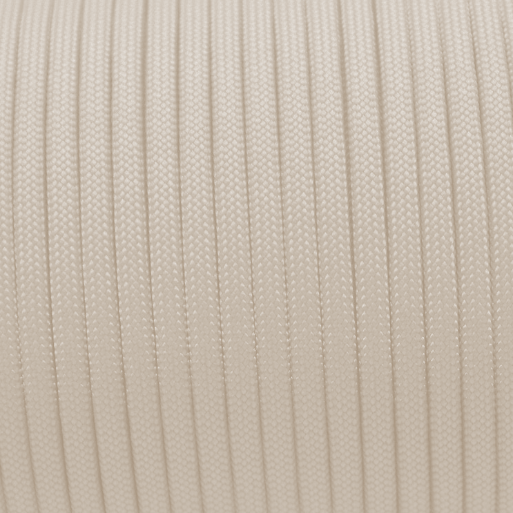 Meterware 550 TYP III Parachute Cord in der Farbe: CREAM