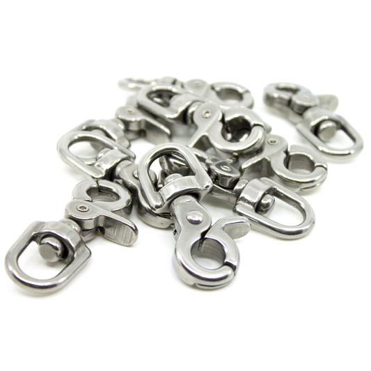 EDELSTAHL - Scherenkarabiner 65 x 12mm