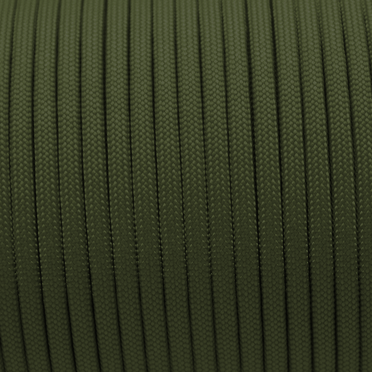 Meterware 550 TYP III Parachute Cord in der Farbe: FERN GREEN
