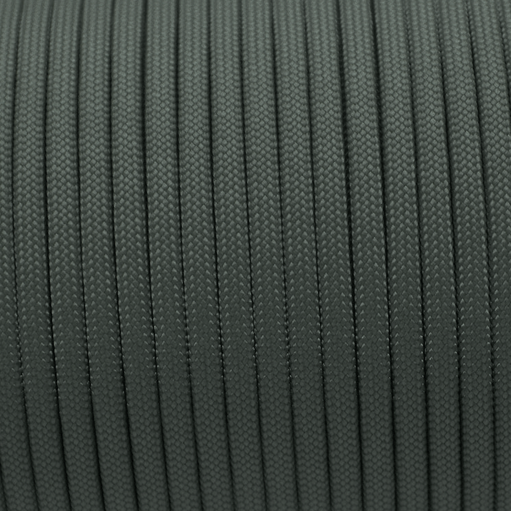 Meterware 550 TYP III Parachute Cord in der Farbe: FOLIAGE GREEN