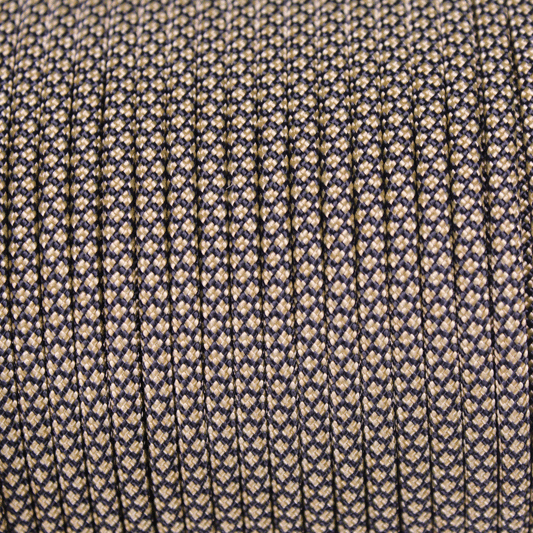 Meterware 550 TYP III Parachute Cord in der Farbe: GOLD DIAMONDS