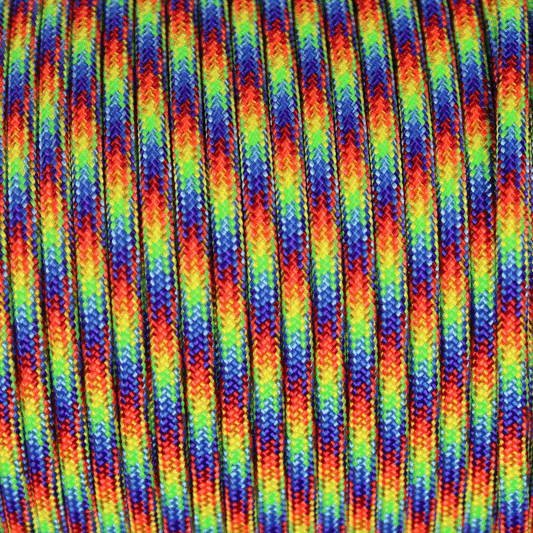 Meterware 550 TYP III Parachute Cord in der Farbe: HIPPIE