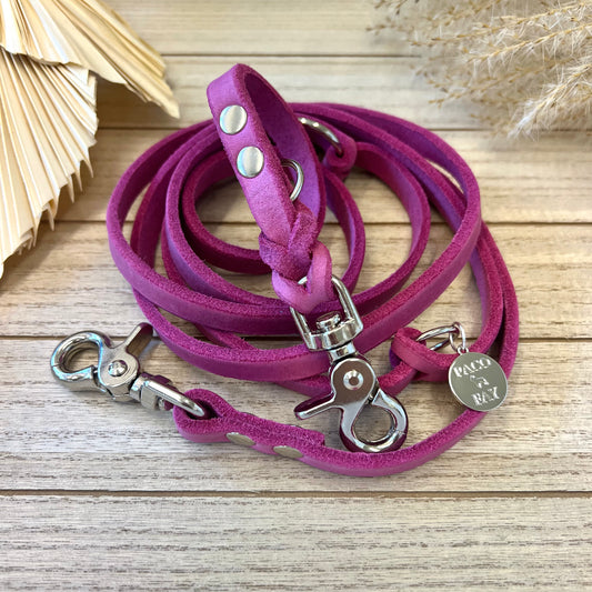 Fettleder Leine "AMELIA" ca. 2m