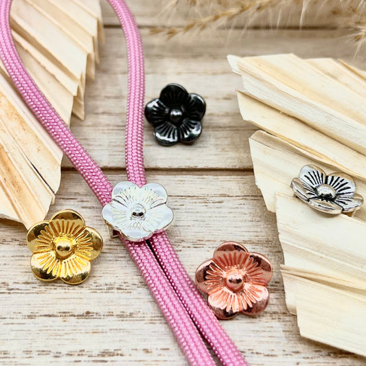 Schieber Perle Blume ANTIK SILBER