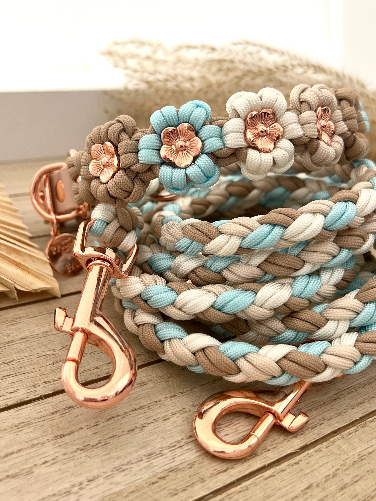 Individuelles Halsband nach deinen Wünschen Muster: 6er FLOWER