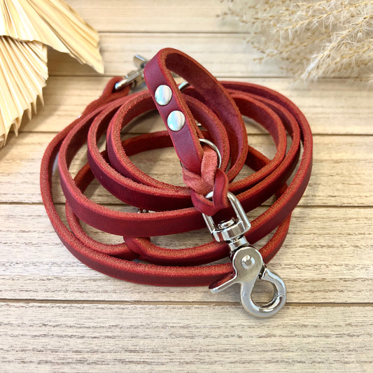 Fettleder Leine "VASCO" ca. 2m