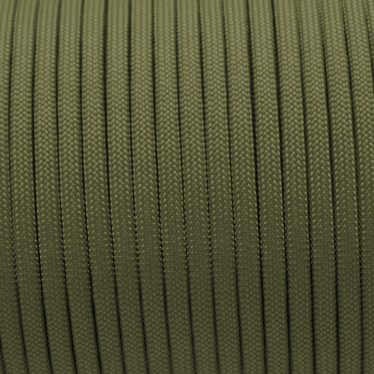 Meterware 550 TYP III Parachute Cord in der Farbe: MOSS