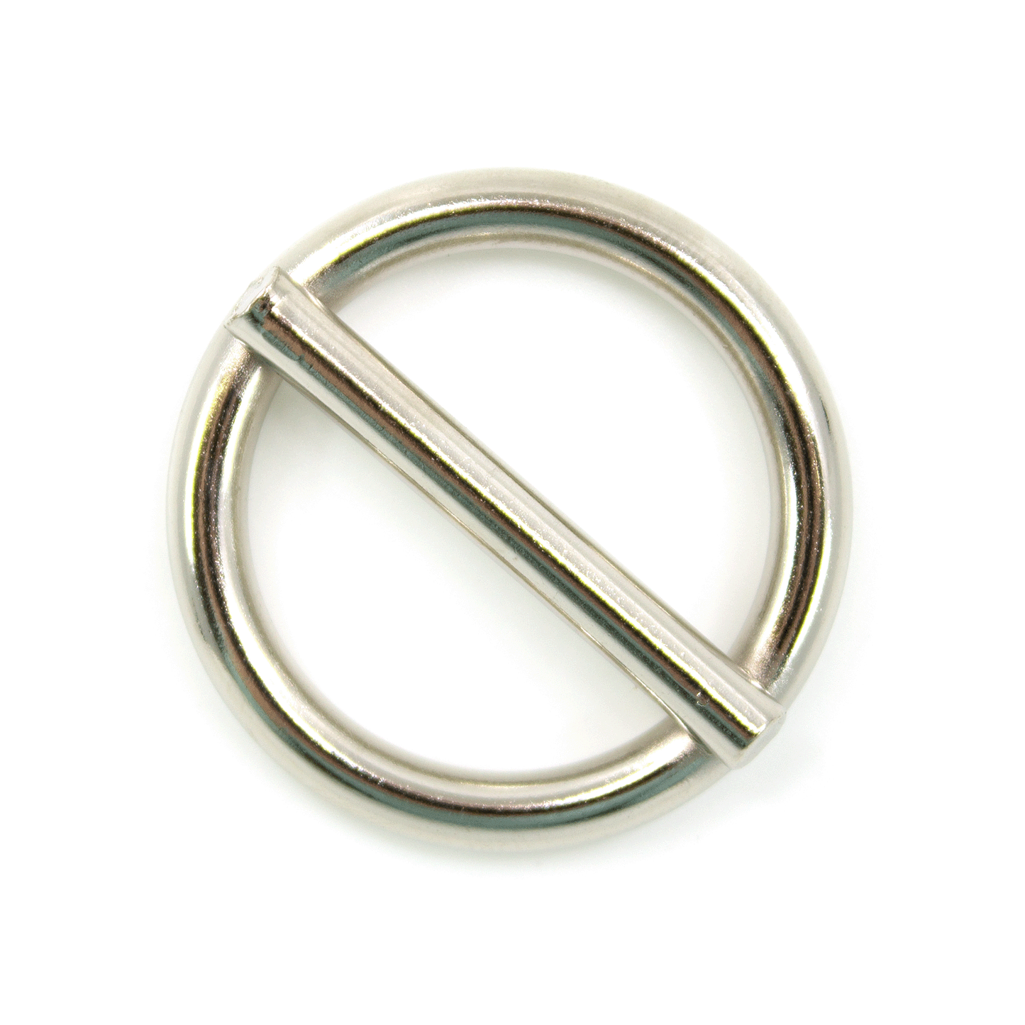 SILBER - O-Ring mit Steg 25mm