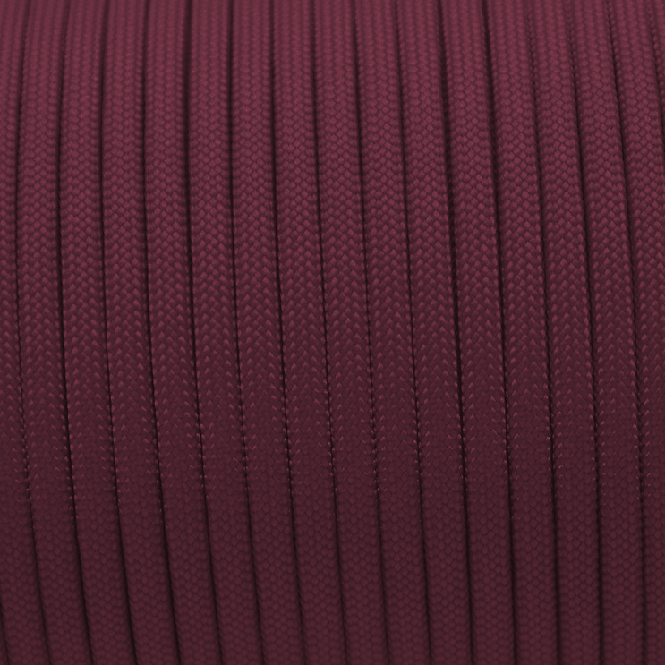 Paracord 550 Typ III Meterware Burgundy