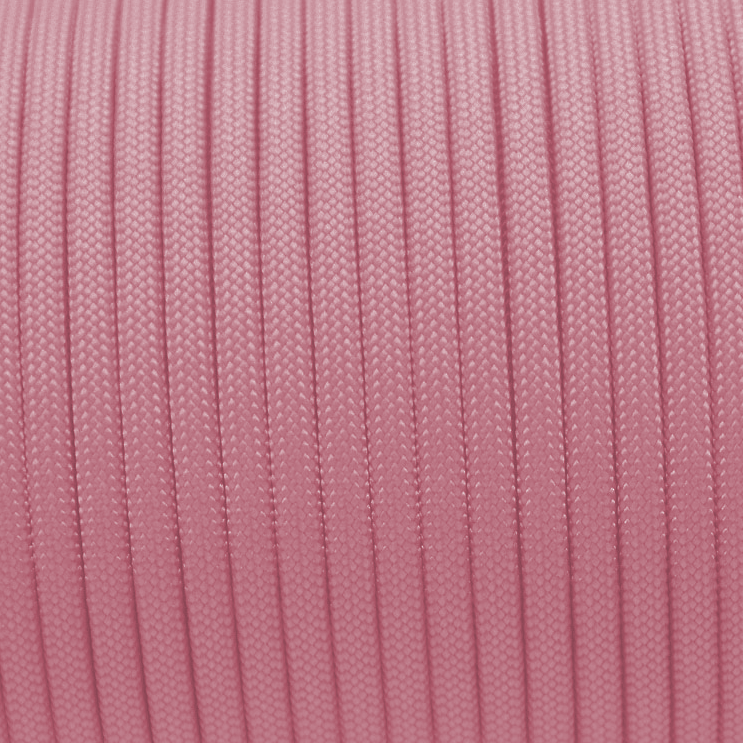 Meterware 550 TYP III Parachute Cord in der Farbe: PASTEL ROSA