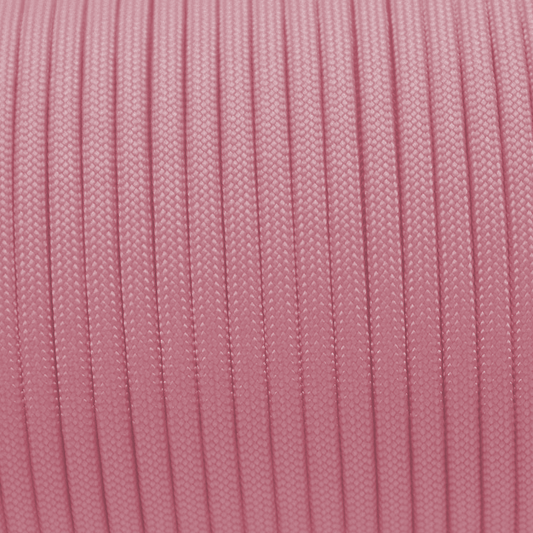 30m Rolle 550 TYP III Paracord in der Farbe: PASTEL ROSA
