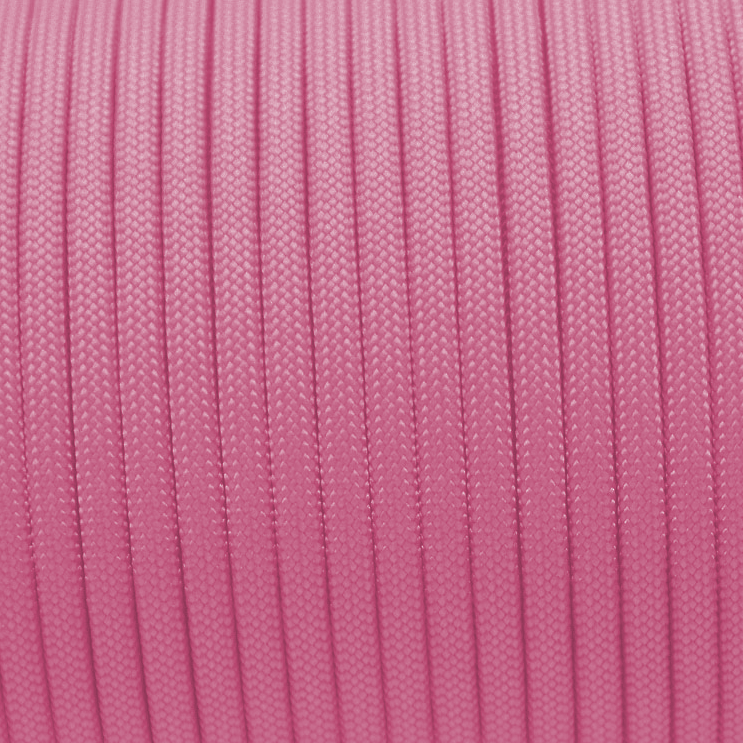 Meterware 550 TYP III Parachute Cord in der Farbe: ROSE PINK