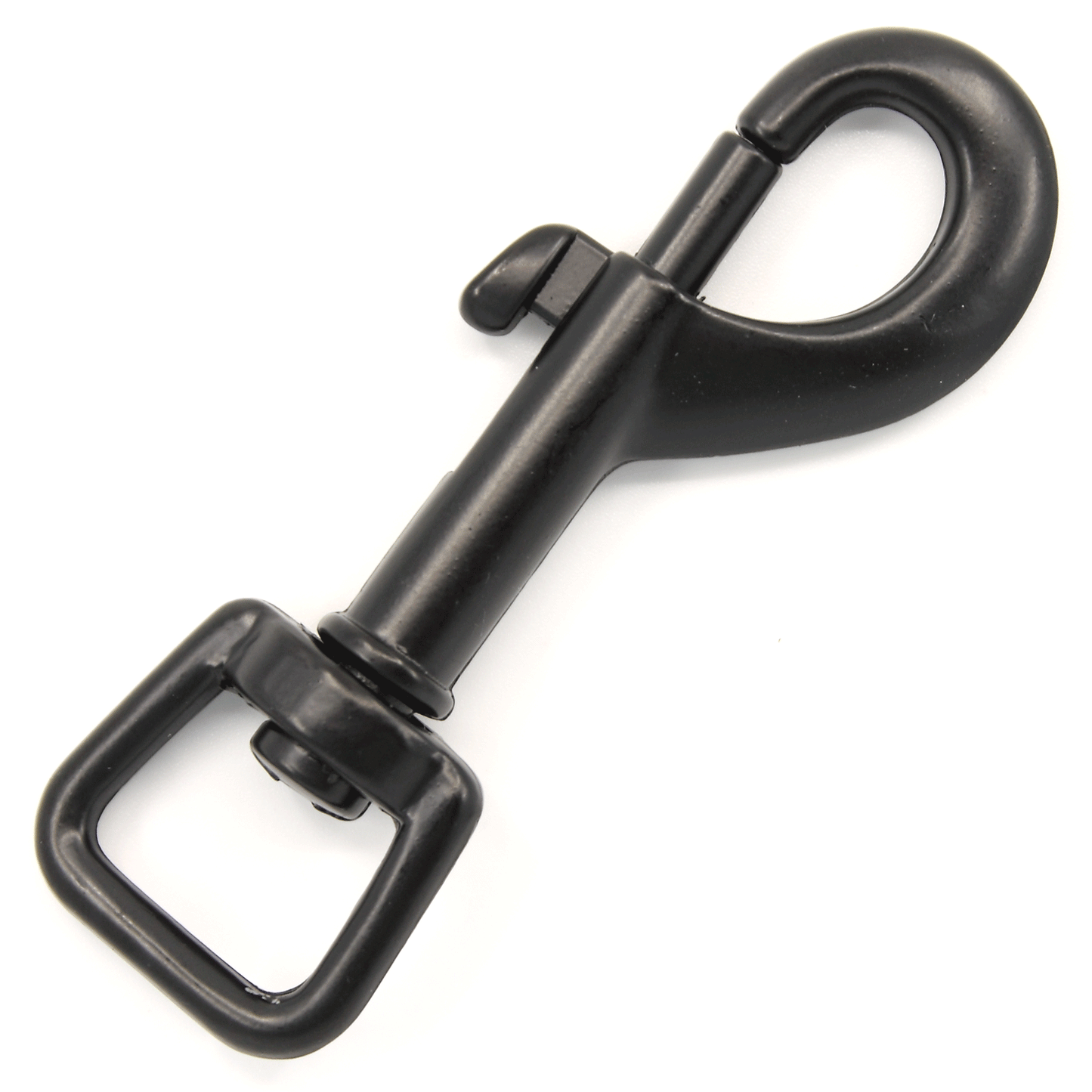 Karabiner / Bolzenkarabiner schwarz 76x17mm