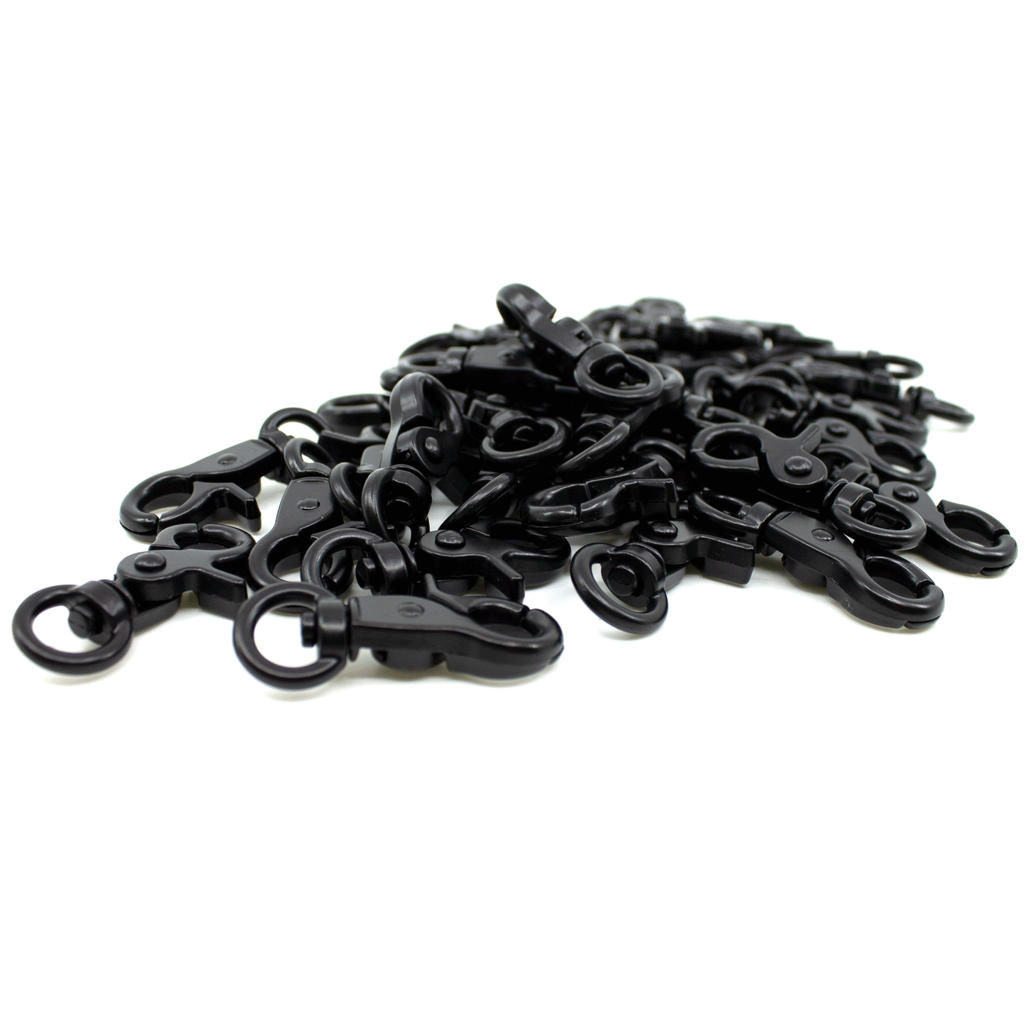 MATT SCHWARZ - Scherenkarabiner 45 x 10mm