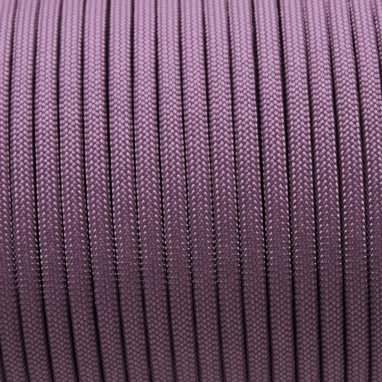 Meterware 550 TYP III Parachute Cord in der Farbe: SHINY DARK LAVENDER LILA