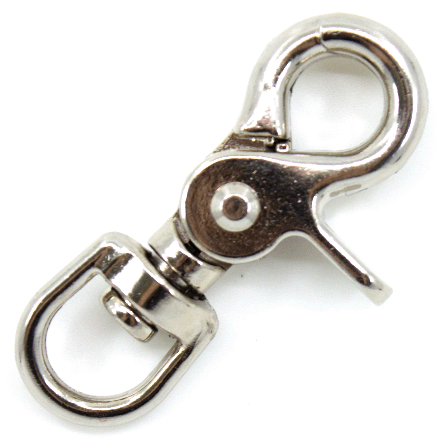 SILBER - Scherenkarabiner 62 x 12mm