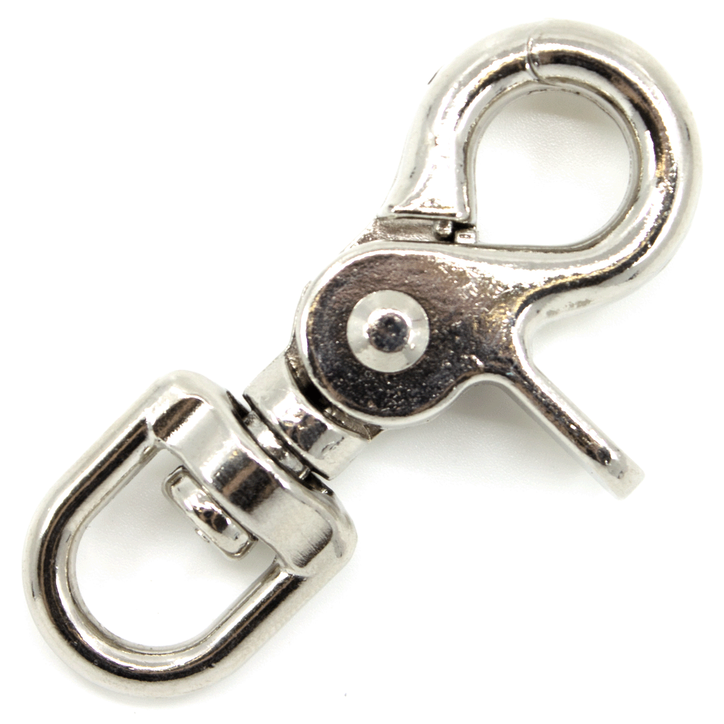 SILBER - Scherenkarabiner 62 x 10mm