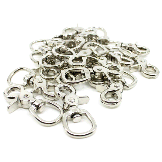 SILBER - Scherenkarabiner 66 x 20mm