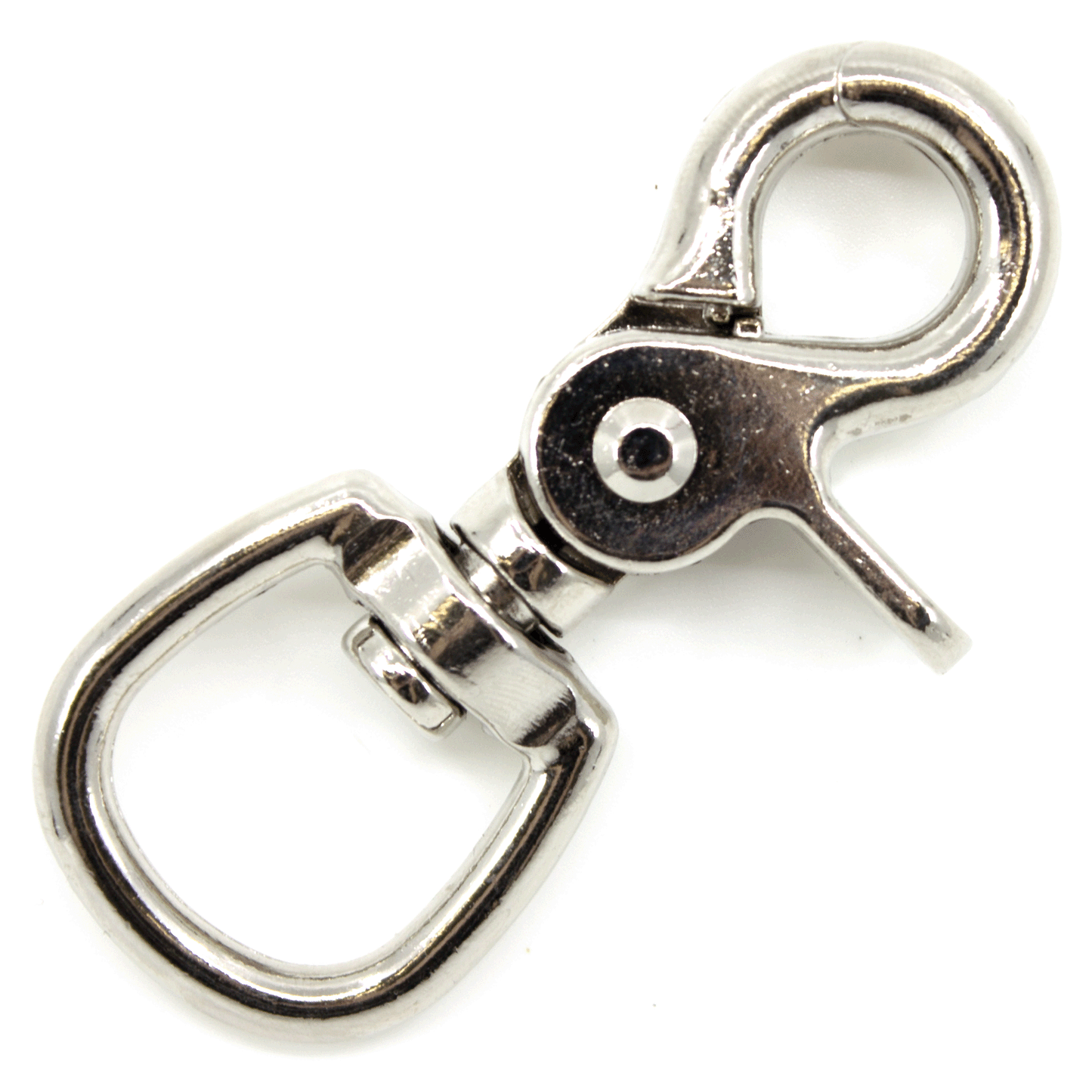 SILBER - Scherenkarabiner 66 x 20mm