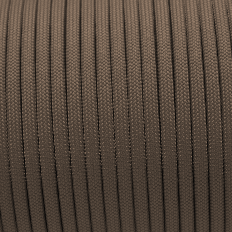 Meterware 550 TYP III Parachute Cord in der Farbe: TAN