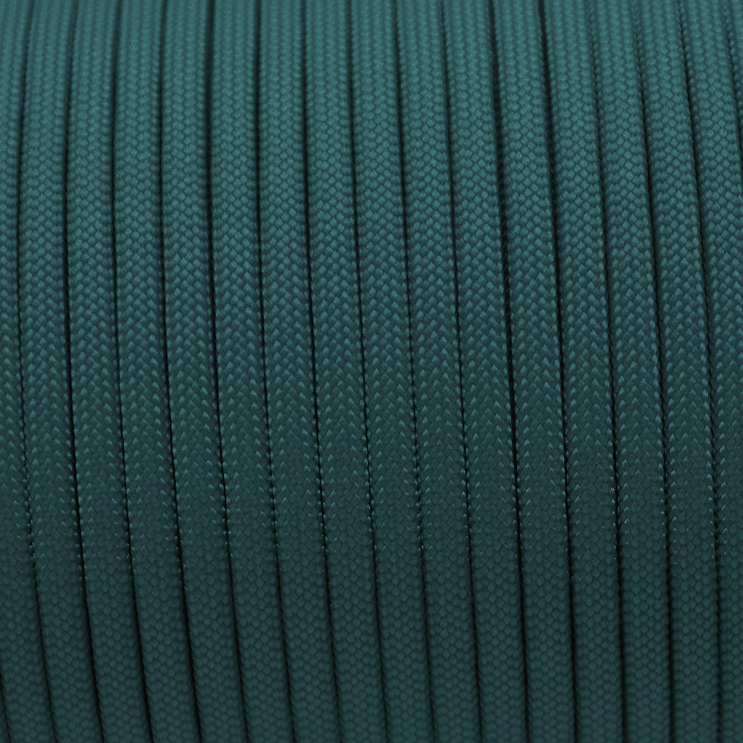 Meterware 550 TYP III Parachute Cord in der Farbe: TEAL