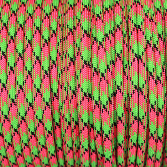 Meterware 550 TYP III Parachute Cord in der Farbe: WATERMELON