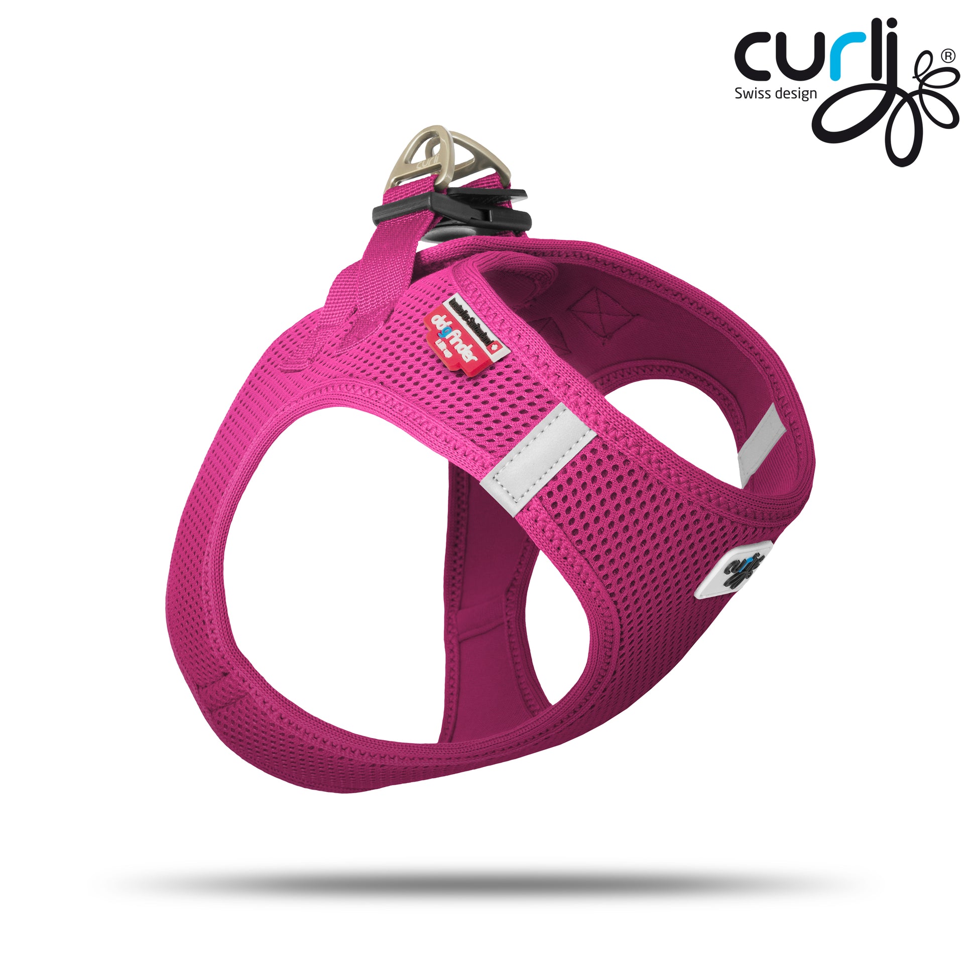 Curli Geschirr Vest Air Mesh FUCHSIA
