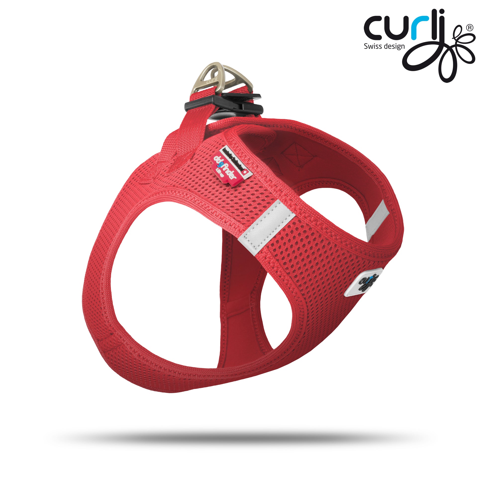 Curli Geschirr Vest Air Mesh RED