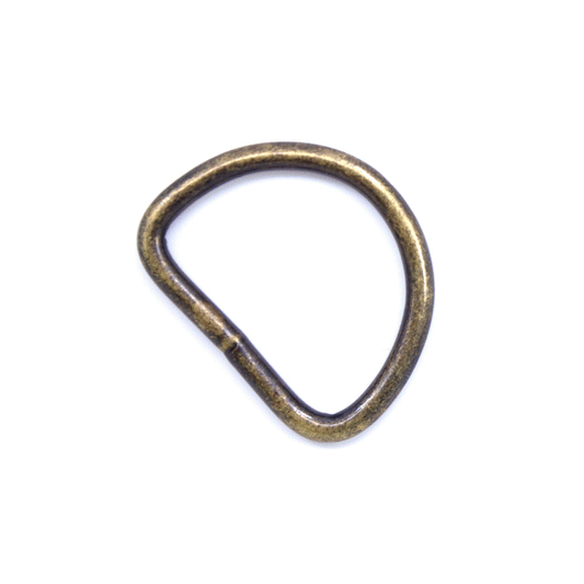 D-Ring Antik Messing 16mm