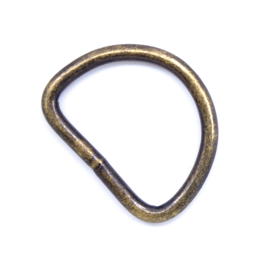 D-Ring in Antik Messing 25mm