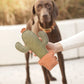 BUDDY. Hundespielzeug aus Leder "Kaktus"