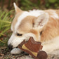 BUDDY. Hundespielzeug aus Leder "Cowboyhut"