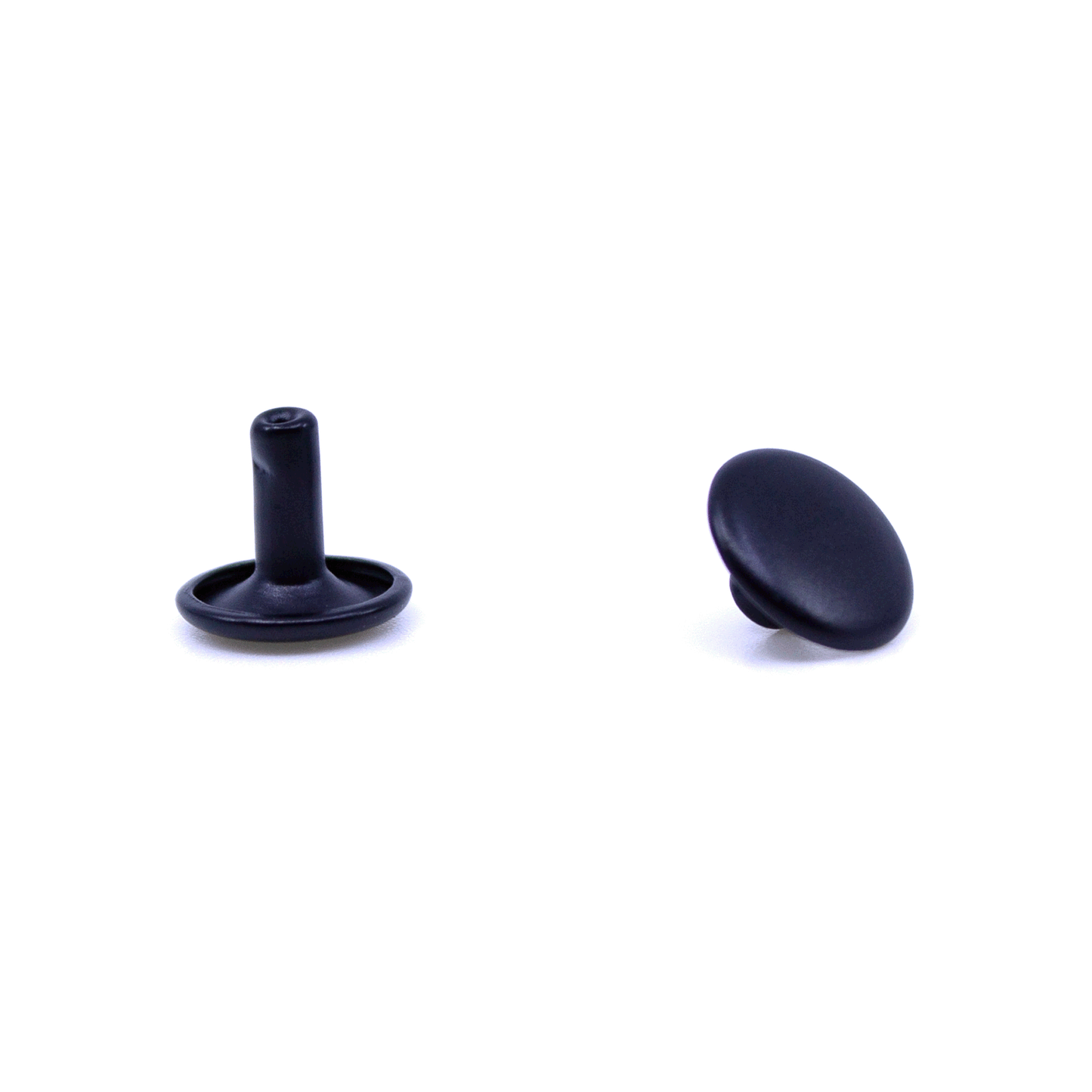 Doppelhohlniete schwarz 10x8mm