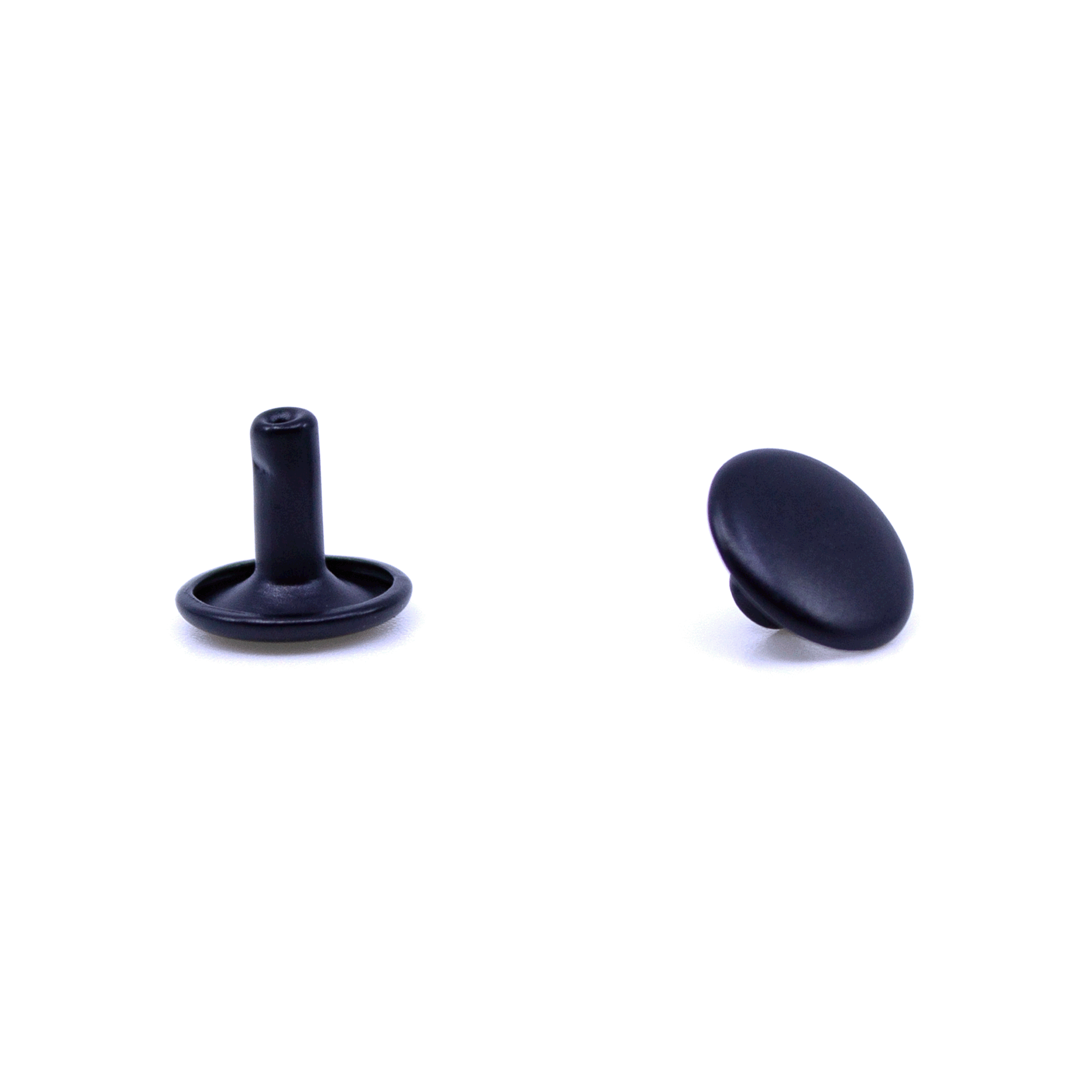 Doppelhohlniete schwarz 10x8mm