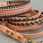 Paracord-Look in Blood Orange und Mocca