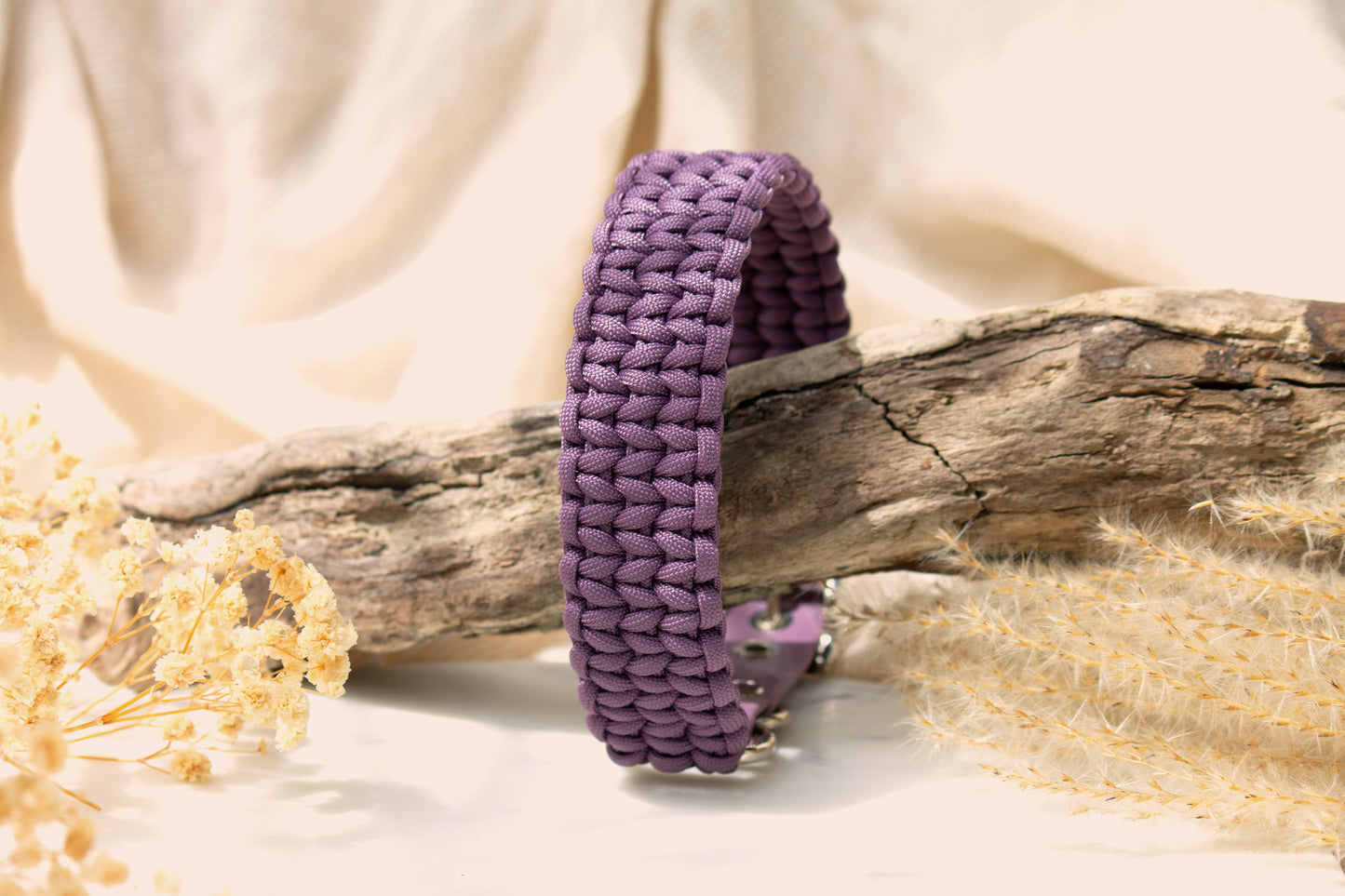 Hundehalsband aus Paracord im Muster Back Road Journey