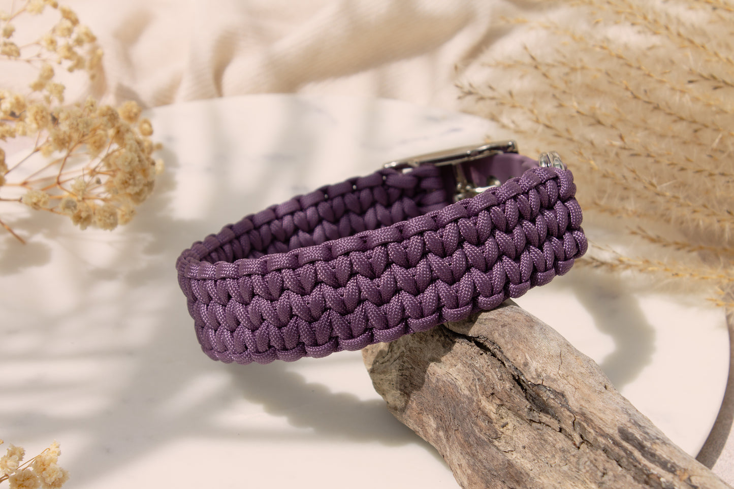 Hundehalsband aus Paracord im Muster Back Road Journey