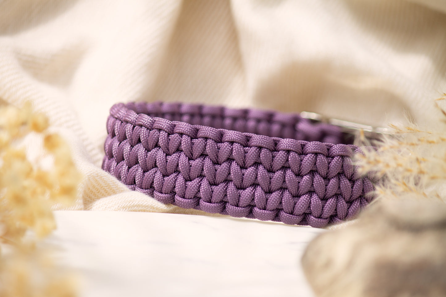 Hundehalsband aus Paracord im Muster Back Road Journey