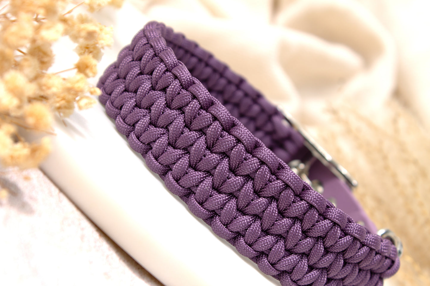 Hundehalsband aus Paracord im Muster Back Road Journey