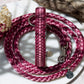 Paracord Halsband und Leine für Hündinnen in Mädchenfarben