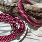 Handgefertigtes Set aus Halsband und Leine