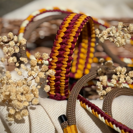 Individuelles Halsband nach deinen Wünschen Muster: WIDE SOLOMON