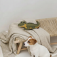 BUDDY. Hundespielzeug aus Leder "kleines Krokodil"
