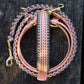 Paracord-Look in Blood Orange und Mocca