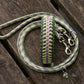 Halsband und Huneleine aus Paracord farblich abgestimmt