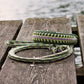 Hundeleine und passendes Halsband im Muster INFINITY gefertigt aus Paracord