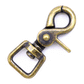 Scherenkarabiner Antik Messing
