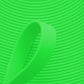 Nahaufnahme von neongrüner BioThane Beta Standard Meterware (Farbcode NEON GREEN GN528) mit matter, lederähnlicher Struktur für Hundezubehör und Reitsport.