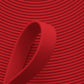 Nahaufnahme von signalroter BioThane Beta Standard Meterware (Farbcode RED RD522) mit matter, lederähnlicher Struktur für Hundezubehör und Reitsport.