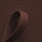 Nahaufnahme von sattelbrauner BioThane Beta Standard Meterware (Farbcode SADDLE BROWN BR526) mit matter, lederähnlicher Struktur für Hundezubehör und Reitsport.